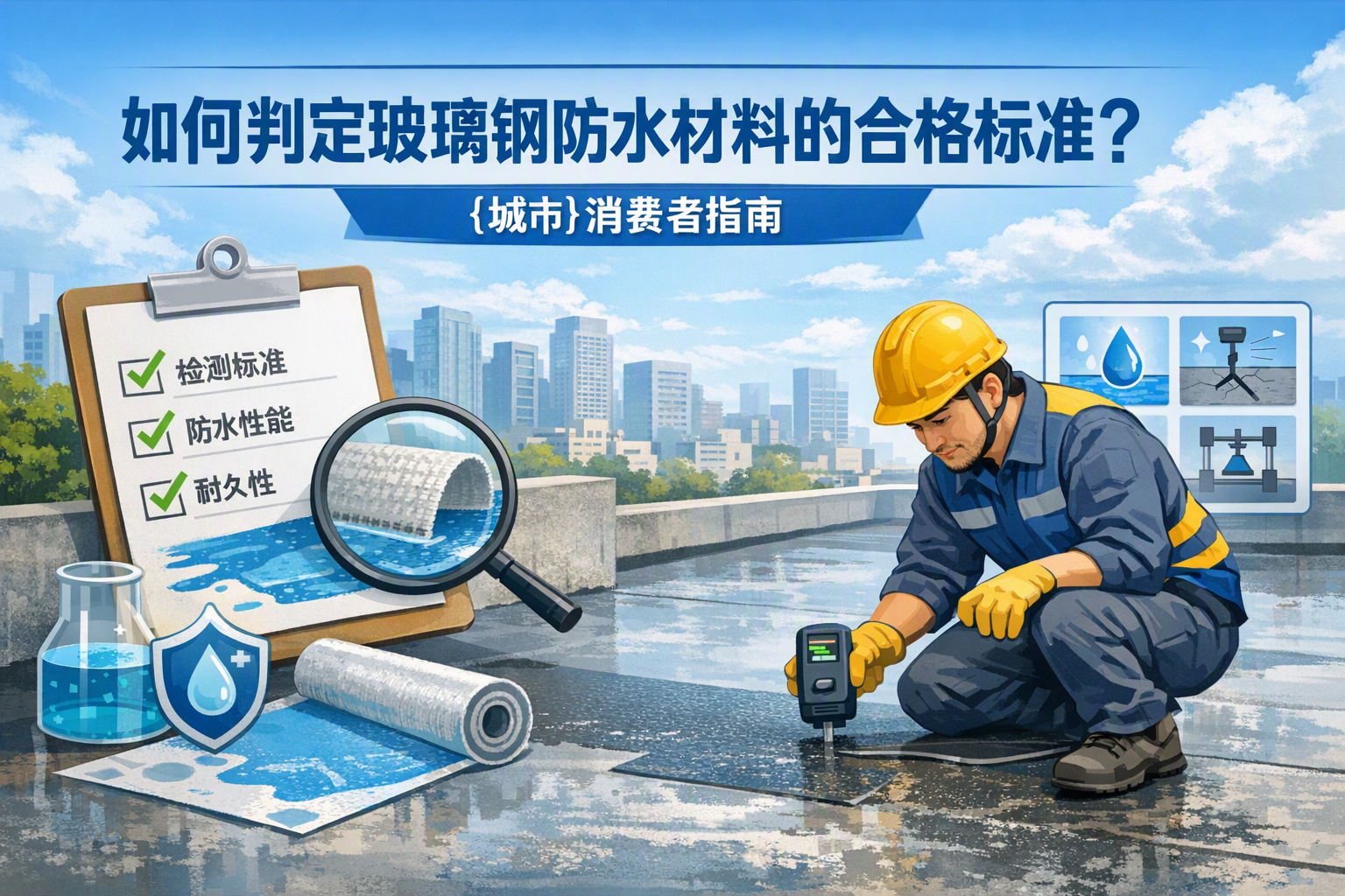 如何判定玻璃钢防水材料的合格标准？ 天门 消费者指南