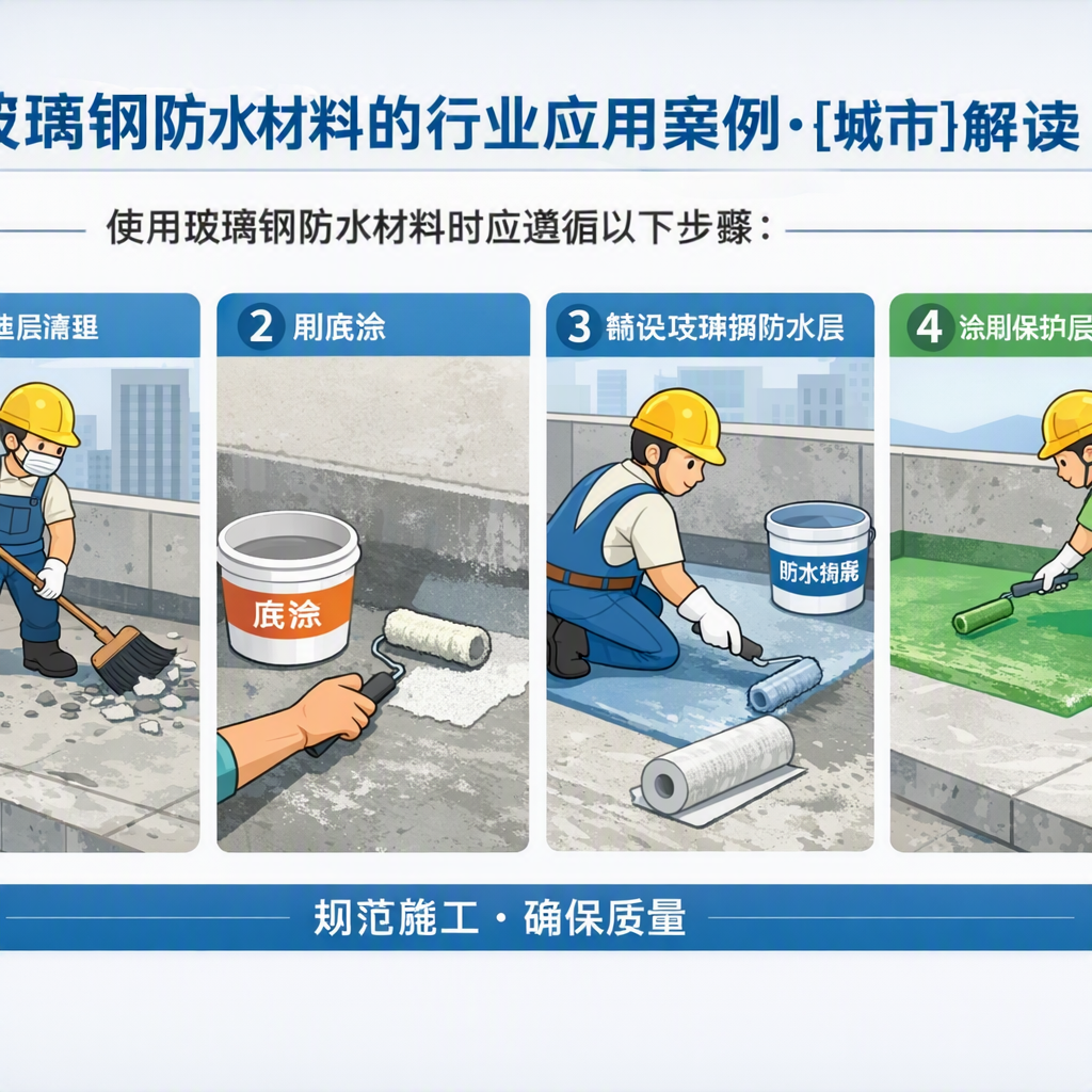 玻璃钢防水材料的行业应用案例,天门解读