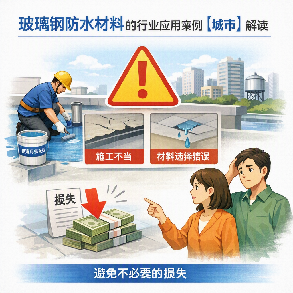 玻璃钢防水材料的行业应用案例,天门解读